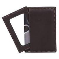 Dopp Men's Regatta ID Three-Fold Leather, Brown EasyOptionXY LLC