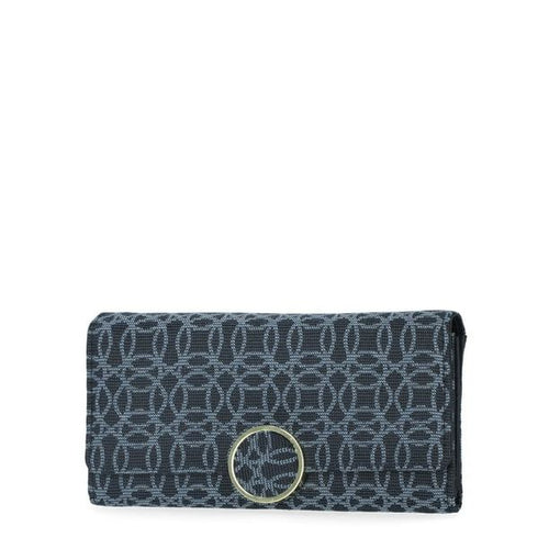 Time and Tru Women's Piper File Master Clutch Wallet Polyester Blue Jacquard EasyOptionXY LLC