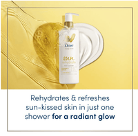 Dove Body Love Sun Rehydrate Liquid Body Wash Cleanser; 17.5 oz EasyOptionXY LLC