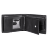 Dopp Men's Regatta Convertible Billfold w/Zip Bill Compartment Leather, Black EasyOptionXY LLC