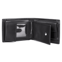 Dopp Men's Regatta Convertible Billfold w/Zip Bill Compartment Leather, Black EasyOptionXY LLC