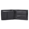 Dopp Men's Regatta Convertible Billfold w/Zip Bill Compartment Leather, Black EasyOptionXY LLC