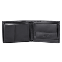 Dopp Men's Regatta Convertible Billfold w/Zip Bill Compartment Leather, Black EasyOptionXY LLC