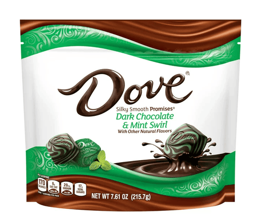 Dove Promises Mint Swirl Dark Chocolate Candy - 7.61 oz Bag EasyOptionXY LLC