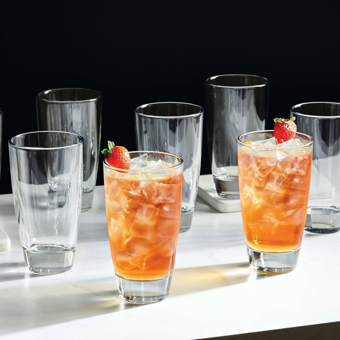 Better Homes & Gardens Reeve Drinking Glasses, 17 oz, Set of 8 EasyOptionXY LLC