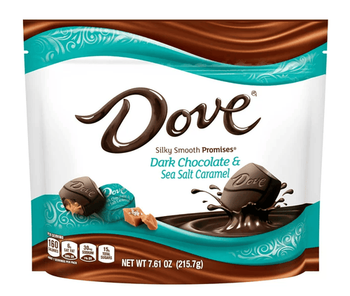Dove Promises Sea Salt and Caramel Dark Chocolate Candy - 7.61 oz Bag EasyOptionXY LLC