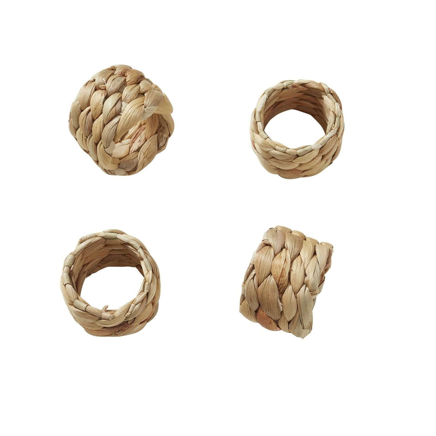 Better Homes & Gardens Natural Water Hyacinth Napkin Rings, Set of 4 EasyOptionXY LLC