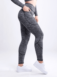 JupiterGear High-Waisted Classic Gym Leggings with Side Pockets Jupiter Gear