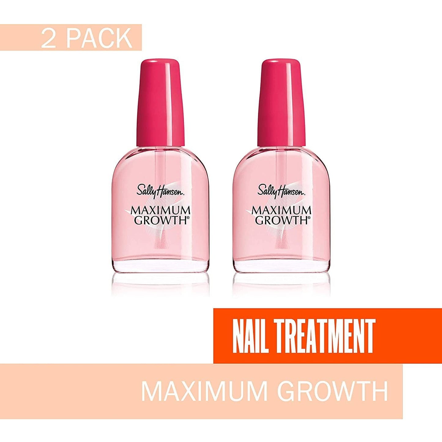 Sally Hansen Nail Treatment Maximum Growth, 0.45 oz, 2 Pack EasyOptionXY LLC