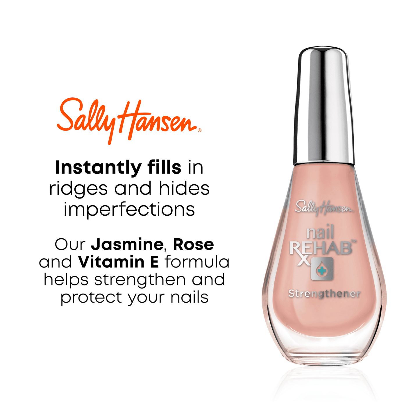 Sally Hansen Nail Rehab, 0.33 oz, Strengthener, Hardener Treatment, Growth Serum EasyOptionXY LLC