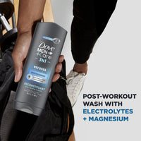 Dove Men+Care Recover Hydrating 3-in-1 Body Wash, Peppermint, 18 fl oz EasyOptionXY LLC
