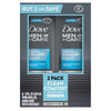 Dove Men+Care Clean Comfort Hydrating Face and Body Wash Twin Pack, 18 fl oz EasyOptionXY LLC