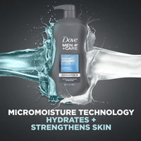Dove Men+Care Clean Comfort Hydrating Face and Body Wash, 30 fl oz EasyOptionXY LLC