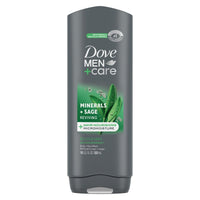Dove Men+Care Reviving Long Lasting Face and Body Wash, Minerals and Sage, 18 fl oz EasyOptionXY LLC
