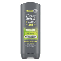 Dove Men+Care Recharge Hydrating 3-in-1 Menthol Body Wash, 18 fl oz EasyOptionXY LLC