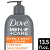 Dove Men+Care Everyday Skin Comfort Non Greasy Hand and Body Lotion, Light, 13.5 fl oz EasyOptionXY LLC