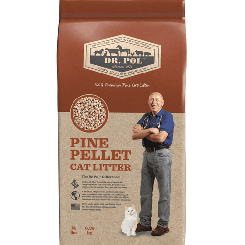 Dr. Pol Pine Pellet Cat Litter - 14lb Bag EasyOptionXY LLC