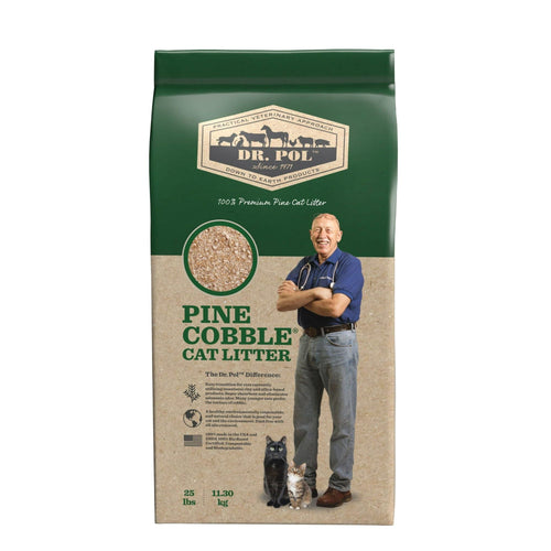 Dr. Pol Pine Cobble Cat Litter - 25lb Bag EasyOptionXY LLC
