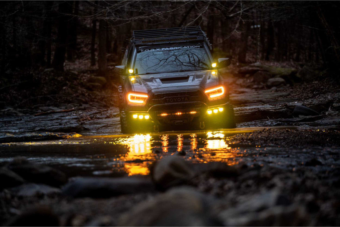 Morimoto 4Banger LED Ditch Light System: Toyota Tacoma (16-23)