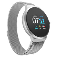 Itouch Sport 3 Smart Watch & Fitness Tracker, Women & Men, (43mm), Silver Mesh Band EasyOptionXY LLC