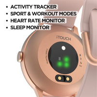 Itouch Sport 3 Smart Watch & Fitness Tracker, Women & Men, (43mm), Silver Mesh Band EasyOptionXY LLC