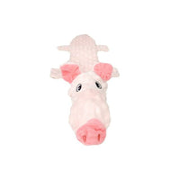 Dr. Pol Stuffing Free Pig Squeak-a-Mals With 3 Large Squeakers Dog Toy EasyOptionXY LLC