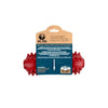 Dr. Pol TPR Spiked Squeak Bone- Red Dog Toy EasyOptionXY LLC