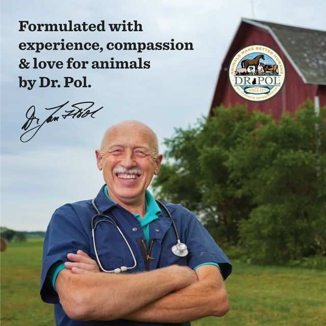 Dr. Pol High Protein Limited Ingredient Chicken Recipe Dry Cat Food for All Breeds, Ages and Sizes of Cats and Growing Kittens, 4 lb. Bag EasyOptionXY LLC