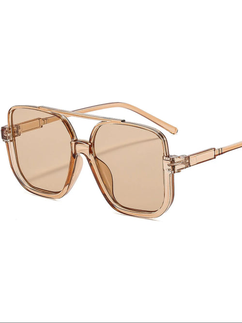 Oversized Square Frame Fashion Sunglasses HTO Apparel