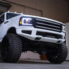 AlphaRex 92-96 Ford F-Series/Bronco LUXX-Series LED Projector Headlights Alpha-Black OffRoadUSA.com