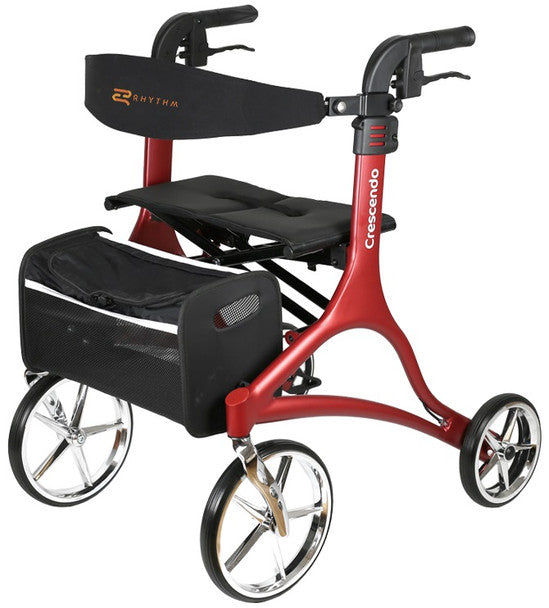 Rhythm Healthcare 10" Caster Crescendo Rollator RIO Medical Supplies
