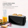 Elite Gourmet ECT4829B New 4-slice Long Slot Cool-touch Toaster (black) EasyOptionXY LLC