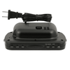 Equity 1.4 inch Day of Week Insta-Set Black LCD Alarm Clock, 30022 EasyOptionXY LLC