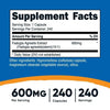 Nutricost Fadogia Agrestis (240 Capsules | 600 mg Per Serving) - Potent 10:1 Extract, Gluten Free, Non-GMO Athletic Support Supplement EasyOptionXY LLC