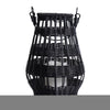 Better Homes & Gardens Decorative Black Rattan Battery Powered Outdoor Lantern with Removable LED Candle EasyOptionXY LLC