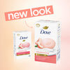Dove Beauty Bar Soap for Women Rebalancing White Peach & Rice Milk All Skin, 3.75 oz 4 Bars EasyOptionXY LLC