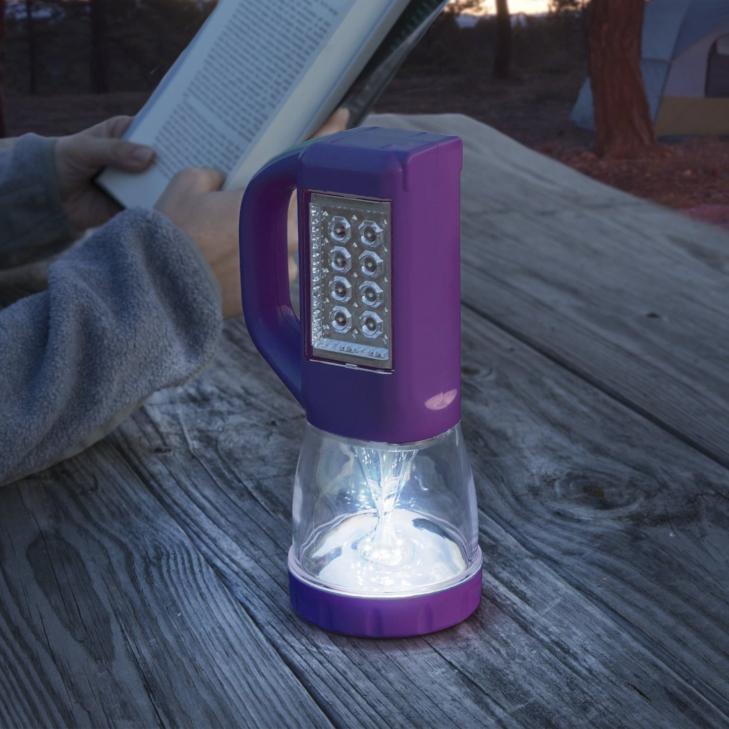 3 in 1 LED Lantern, Flashlight and Panel Light, Lightweight Camping Lantern By Wakeman Outdoors (For Camping Hiking Reading and Emergency) EasyOptionXY LLC