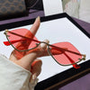 Cat Eye Sunglasses with Gold Metal Frame HTO Apparel