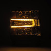 AlphaRex 16-18 Chevrolet Silverado 1500 LUXX-Series LED Projector Headlights Chrome OffRoadUSA.com