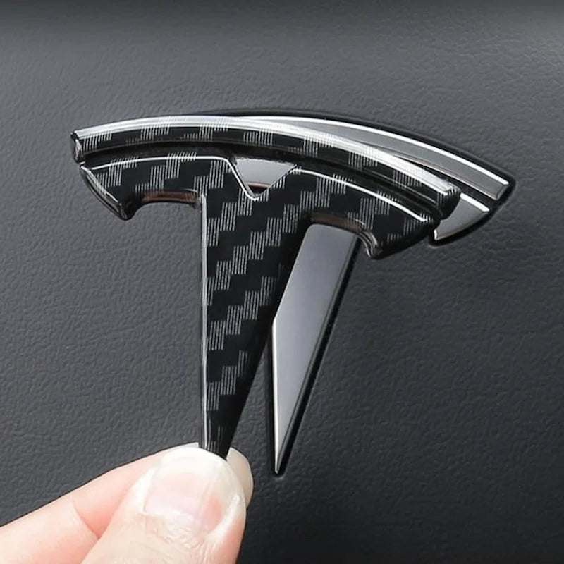 Tesla Model 3 Logo Sticker Badge Decals 3 pieces