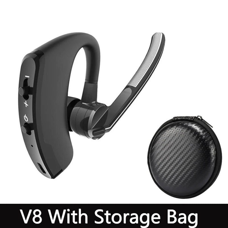 Гарячий продаж V8S/V9S Навушники Bluetooth 5.0 Бізнес Handsfree Бездротові навушники Стерео Водонепроникні спортивні навушники Haedset з мікрофоном