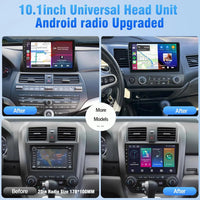 10.1 Inch Android Car Radio 2 Din Carplay Android Auto Wireless Car Stereo with Backup Camera GPS MirrorLink Split Screen 2G+32G