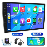 10.1 Inch Android Car Radio 2 Din Carplay Android Auto Wireless Car Stereo with Backup Camera GPS MirrorLink Split Screen 2G+32G