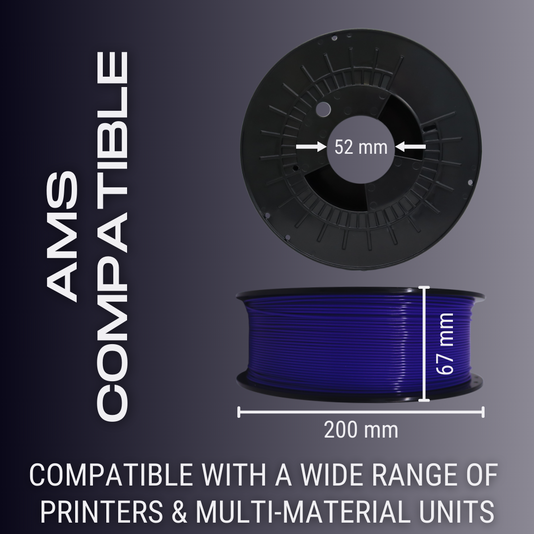 American Filament Gunmetal Gray AF 1.75mm Tough Pro PLA+ Filament Made in the USA!