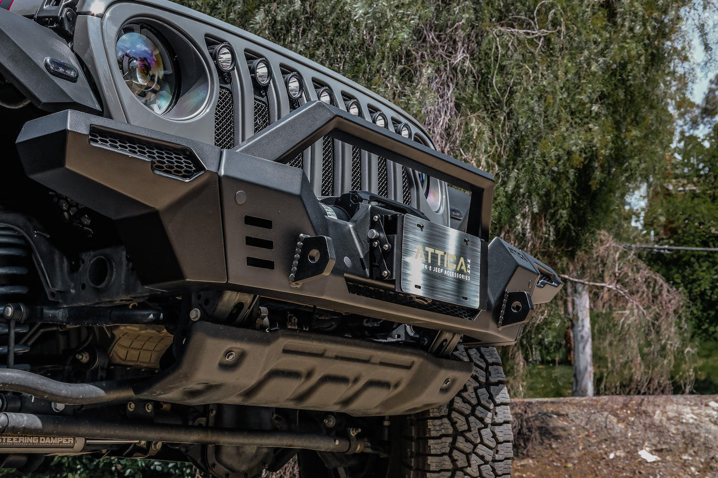 Attica 4x4 2019-2023 Jeep Gladiator JT Frontier Series Front Bumper