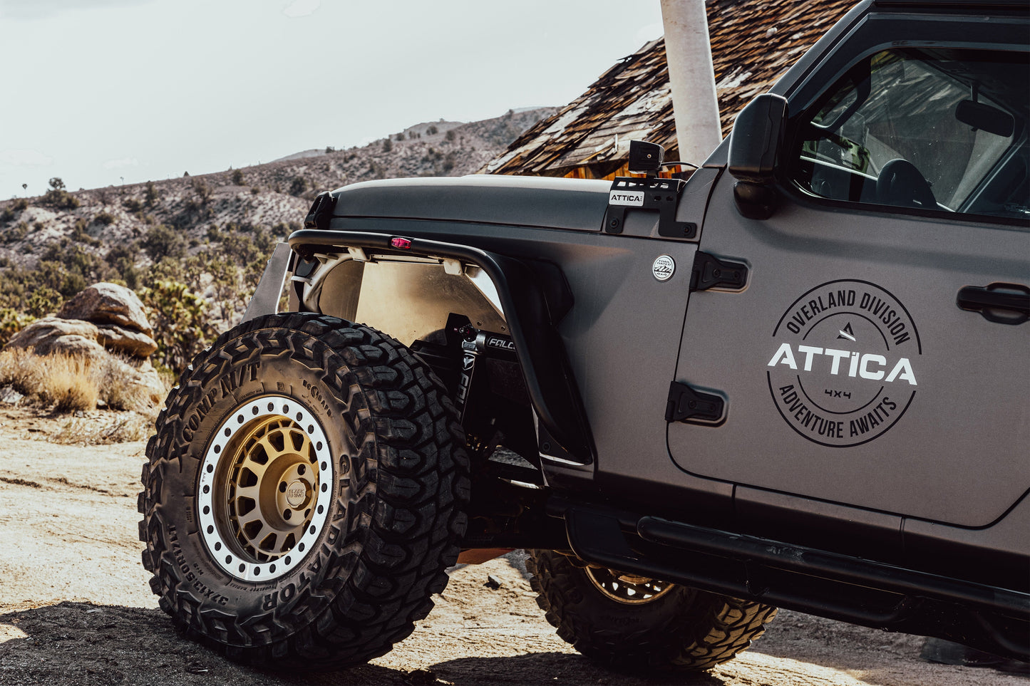 Attica 4x4 2018-2024 Jeep Wrangler JL Terra Series Inner Fenders Aluminum