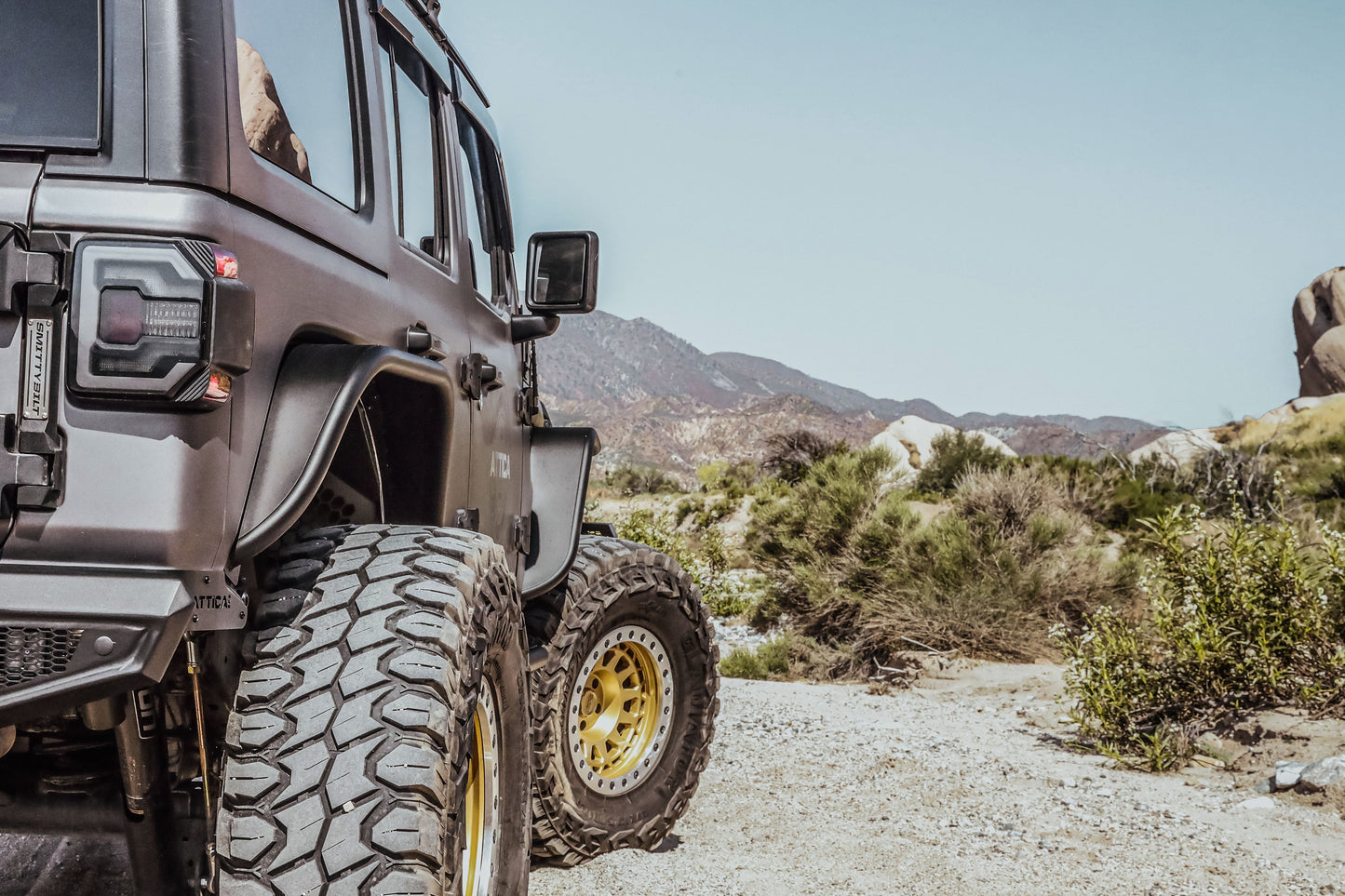Attica 4x4 2018-2024 Jeep Wrangler JL Terra Series Rear Fender Flares