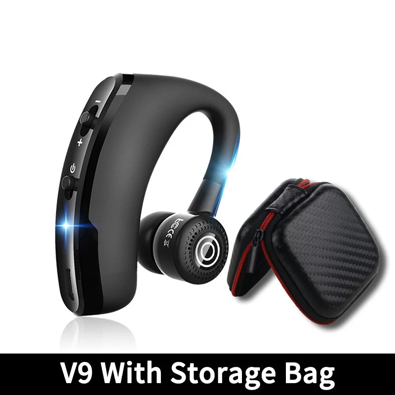 Гарячий продаж V8S/V9S Навушники Bluetooth 5.0 Бізнес Handsfree Бездротові навушники Стерео Водонепроникні спортивні навушники Haedset з мікрофоном