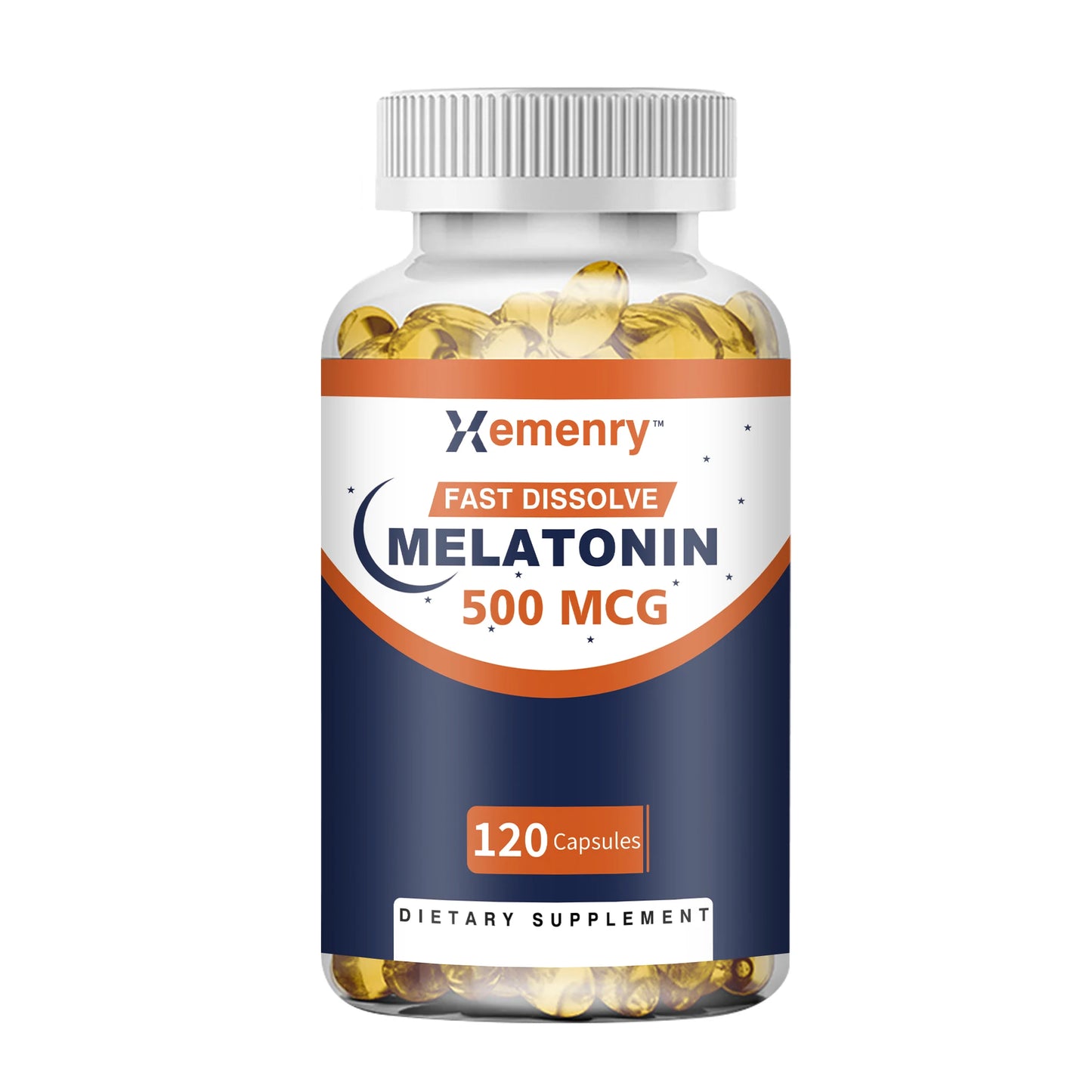 Melatonin - Nighttime Sleep Aid That Promotes Relaxation and Healthy Sleep, Supporting Deep Sleep - 120 Capsules