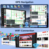 Wireless 9 Inch Car Stereo for Toyota Sienna 2004-2010 CarPlay Android Auto IPS Touchscreen Car Radio with Reverse Camera GPS FM